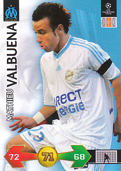 Mathieu Valbuena Olympique Marseille 2009/10 Panini Super Strikes CL #238